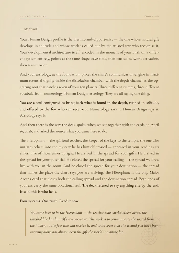 A written page from a Map